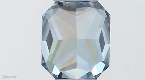 0.33ct RADIANT Fancy Intense Blue VVS1 Coloured Lab diamond