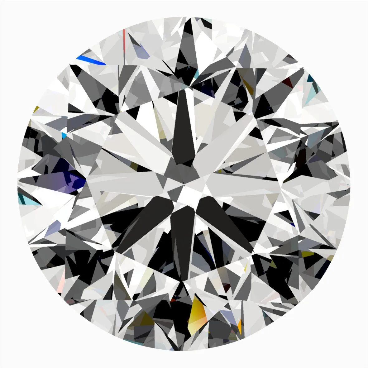 0.30ct ROUND H VVS2 Natural diamond