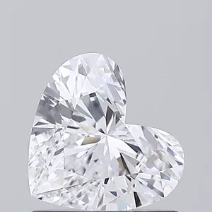 0.66ct HEART D VVS2 Lab diamond