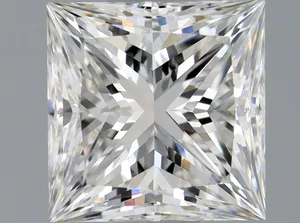 0.7ct PRINCESS G VVS2 Natural diamond