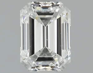 0.41ct EMERALD F VS2 Natural diamond