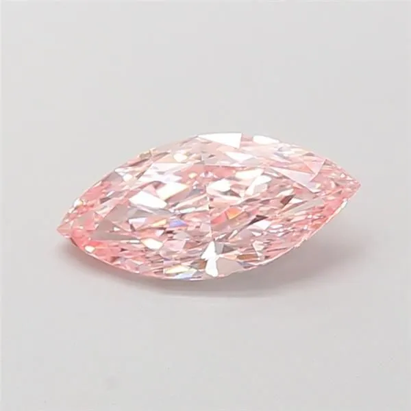 1.08ct MARQUISE Fancy Intense Pink VVS2 Coloured Lab diamond