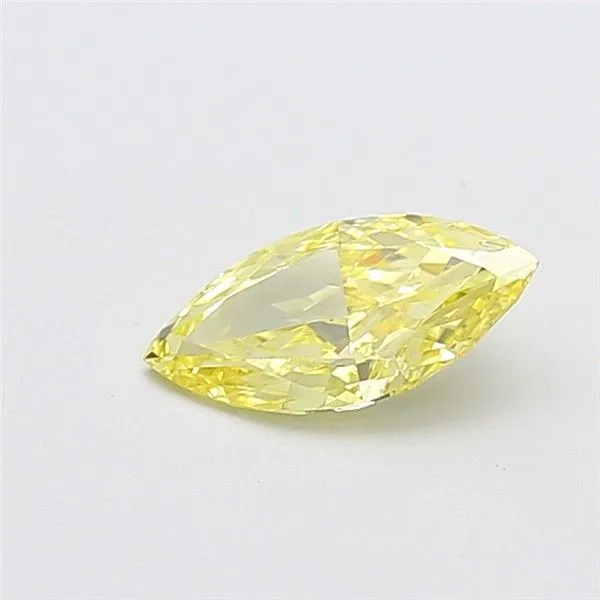 1.03ct MARQUISE Fancy Yellow VS1 Coloured Lab diamond