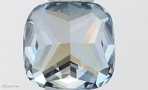 0.47ct CUSHION Fancy Vivid Blue VS1 Coloured Lab diamond
