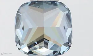 0.47ct CUSHION Fancy Vivid Blue VS1 Coloured Lab diamond