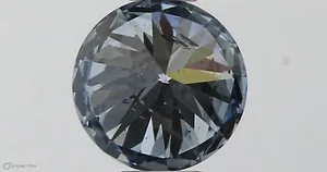 0.45ct ROUND Fancy Intense Blue I1 Coloured Lab diamond