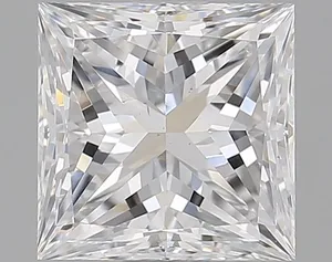 0.9ct PRINCESS D VS2 Natural diamond