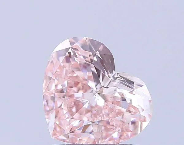 1.21ct HEART Fancy Intense Pink SI1 Coloured Lab diamond
