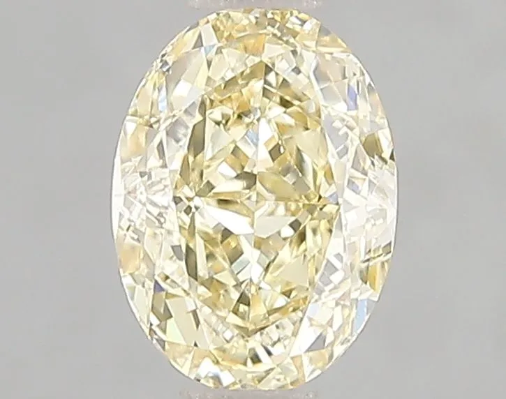1.09ct OVAL Fancy Yellow VS1 Coloured Lab diamond