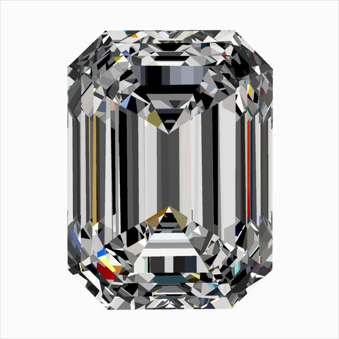 0.30ct EMERALD D VS1 Natural diamond