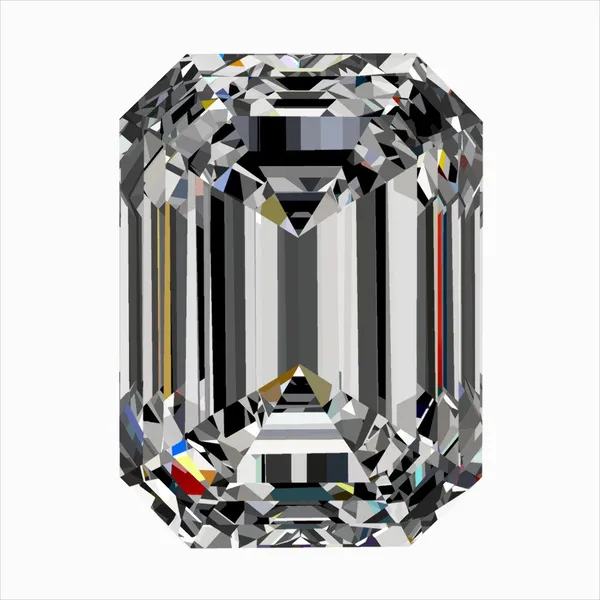 0.3ct EMERALD D VS1 Natural diamond