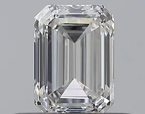 0.47ct EMERALD E IF Natural diamond