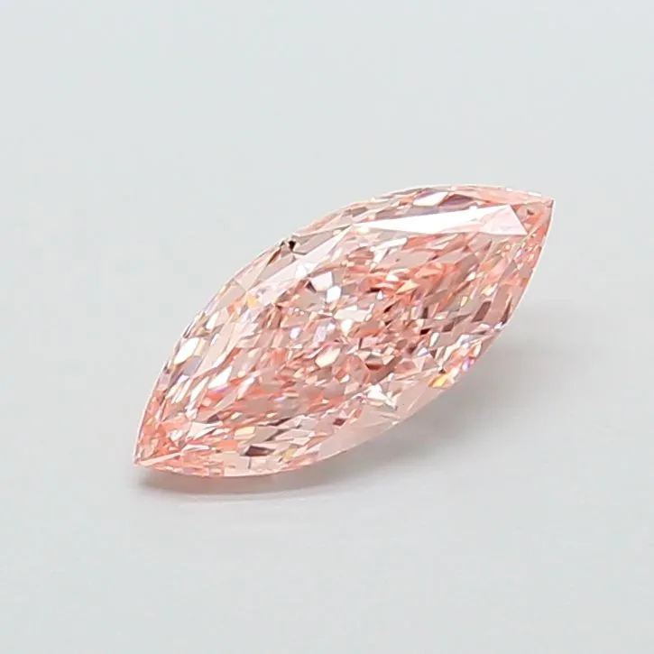 1.72ct MARQUISE Fancy Vivid Pink VVS2 Coloured Lab diamond
