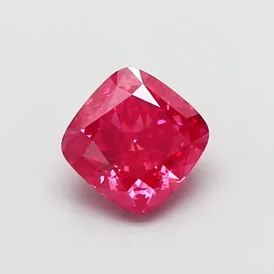 1.02ct CUSHION Fancy Vivid Pink VS2 Coloured Lab diamond