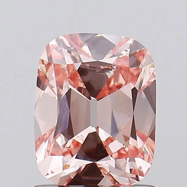 1.10ct CUSHION Fancy Pink VS2 Coloured Lab diamond