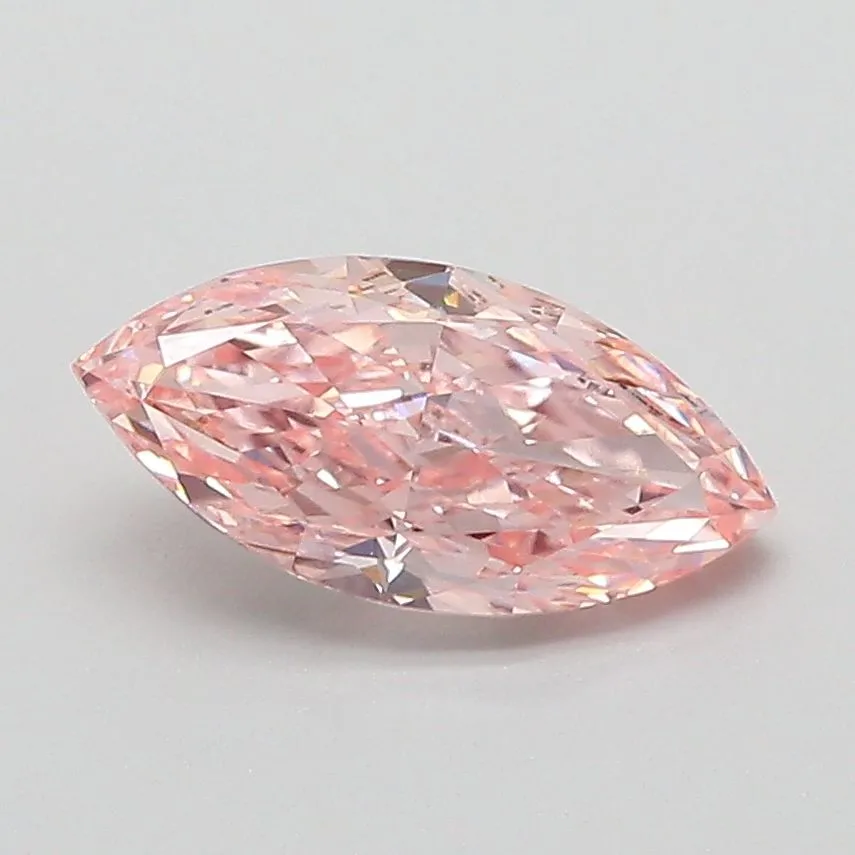 1.18ct MARQUISE Fancy Intense Pink VS1 Coloured Lab diamond