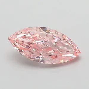 1.18ct MARQUISE Fancy Intense Pink VS1 Coloured Lab diamond