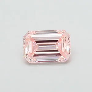 1.03ct EMERALD Fancy Intense Pink VVS1 Coloured Lab diamond