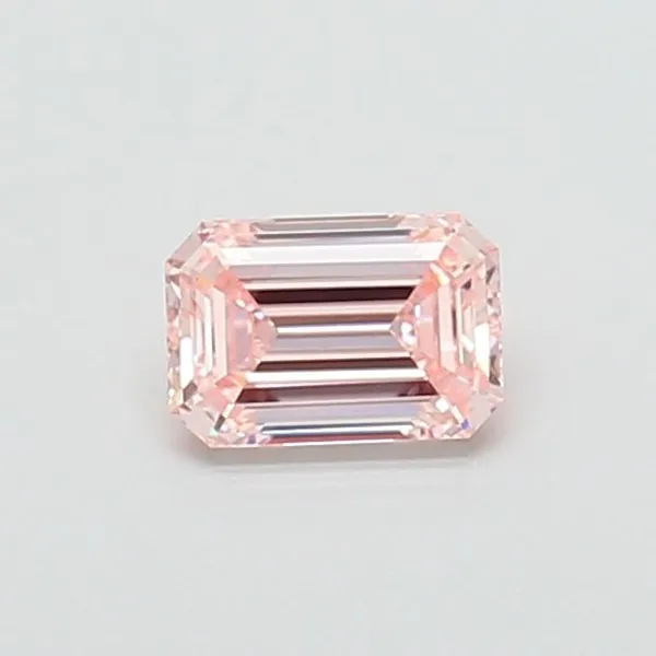1.03ct EMERALD Fancy Intense Pink VVS1 Coloured Lab diamond