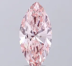2.58ct MARQUISE Fancy Intense Pink VS1 Coloured Lab diamond