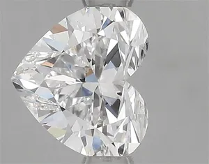 0.73ct HEART D SI2 Natural diamond