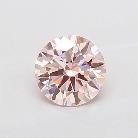 1.01ct ROUND Fancy Pink VS2 Coloured Lab diamond