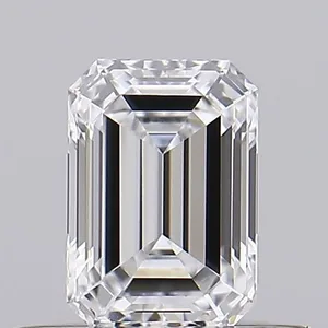 0.42ct EMERALD D VVS2 Lab diamond