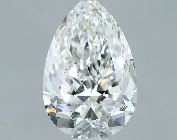 0.51ct PEAR F VS2 Natural diamond