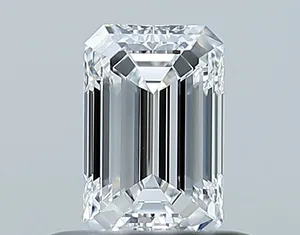 0.5ct EMERALD D VVS1 Natural diamond