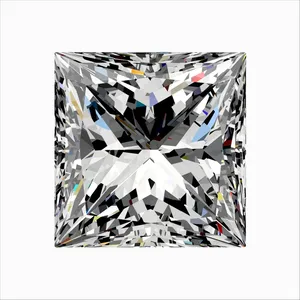 0.51ct PRINCESS G VS2 Natural diamond