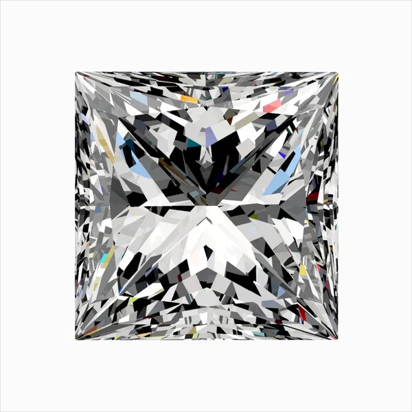 0.51ct PRINCESS G VS2 Natural diamond