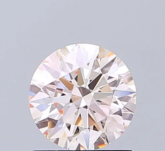 1.03ct ROUND Fancy Light Pink VVS1 Coloured Lab diamond