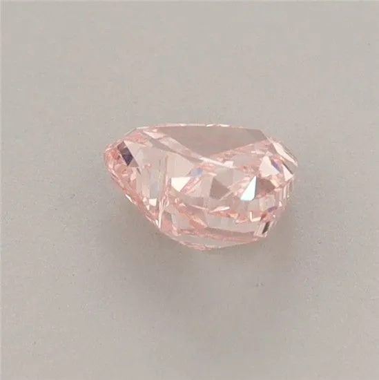 0.63ct HEART Fancy Vivid Pink VS1 Coloured Lab diamond