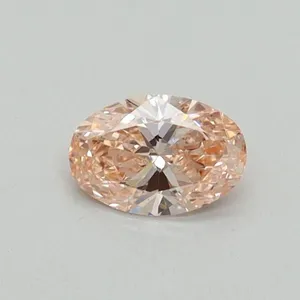 0.3ct OVAL Fancy Intense Pink VS2 Coloured Lab diamond