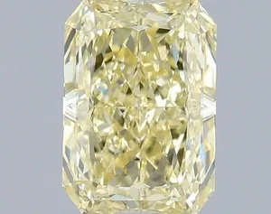 1.01ct RADIANT Fancy Yellow VS2 Coloured Lab diamond