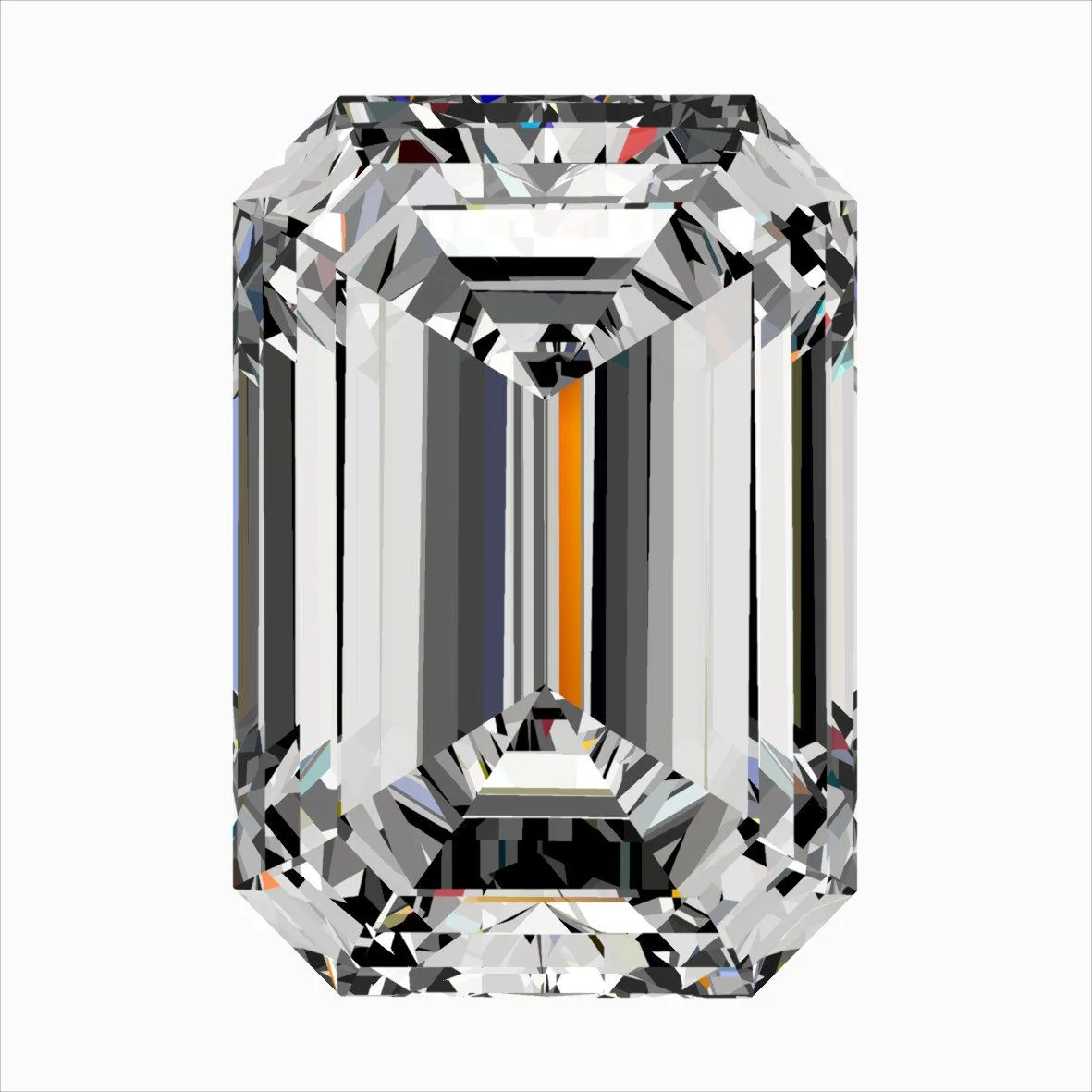 0.30ct EMERALD E VS2 Natural diamond
