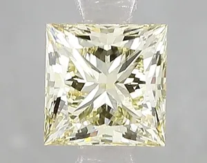 1.05ct PRINCESS Fancy Yellow VS1 Coloured Lab diamond