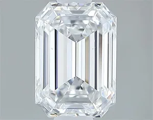 0.53ct EMERALD D VS2 Natural diamond