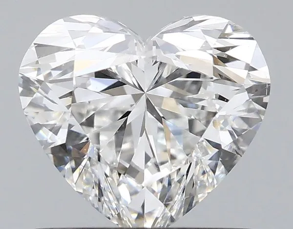 0.9ct HEART F VS2 Natural diamond