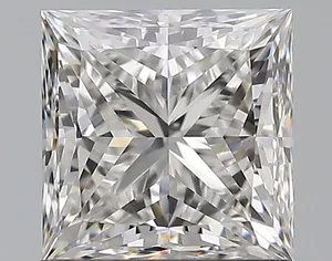 1ct PRINCESS F VS1 Natural diamond