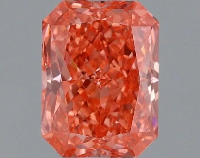 1.05ct RADIANT Fancy Vivid Pink VS1 Coloured Lab diamond