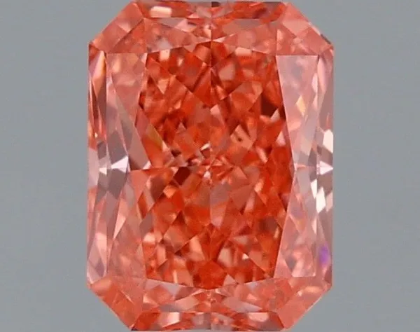 1.05ct RADIANT Fancy Vivid Pink VS1 Coloured Lab diamond