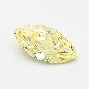 1.05ct MARQUISE Fancy Intense Yellow VS1 Coloured Lab diamond
