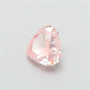 0.77ct HEART Fancy Intense Pink SI1 Coloured Lab diamond
