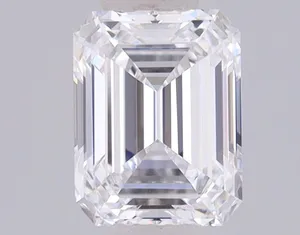 0.52ct EMERALD D VVS1 Lab diamond