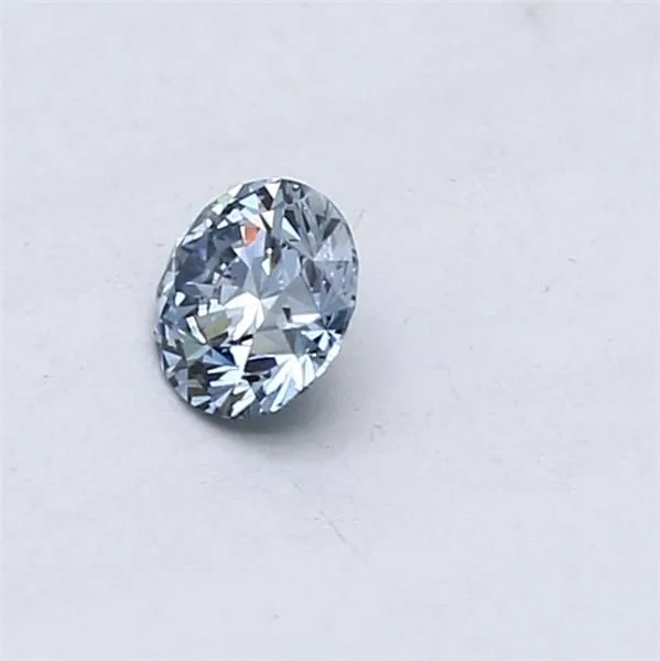 0.30ct ROUND Fancy Intense Blue VS2 Coloured Lab diamond