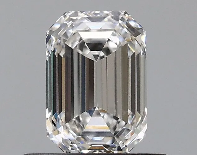 0.61ct EMERALD F VS1 Natural diamond