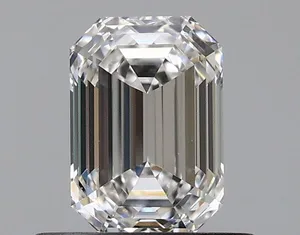 0.61ct EMERALD F VS1 Natural diamond