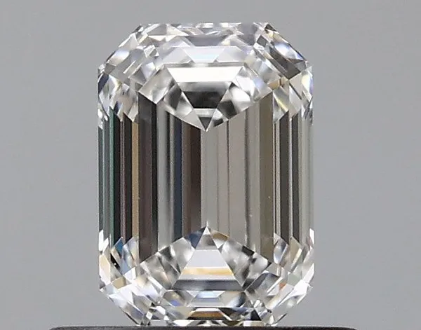 0.61ct EMERALD F VS1 Natural diamond