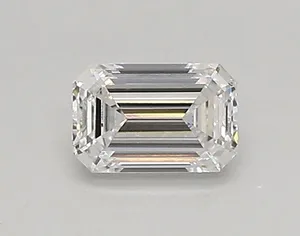 0.34ct EMERALD D VVS1 Lab diamond